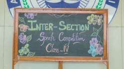 Inter Section Speech Competition (Class IV)